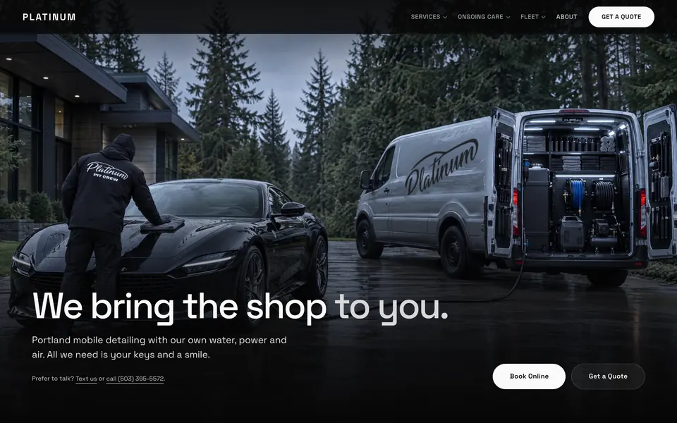 platinumpdx.com, our own business